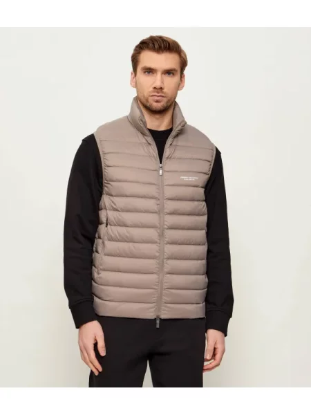 Armani Exchange De puf vestă bej