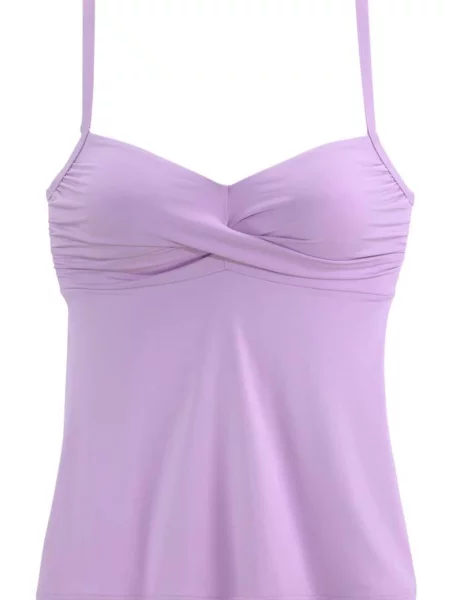 S.Oliver Tankini top mov liliachiu / mov deschis