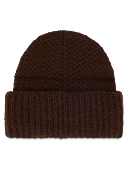 Pinko czapka beanie brązowa