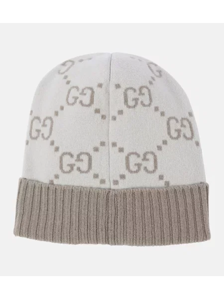 Căciulă Gucci din cașmir gri