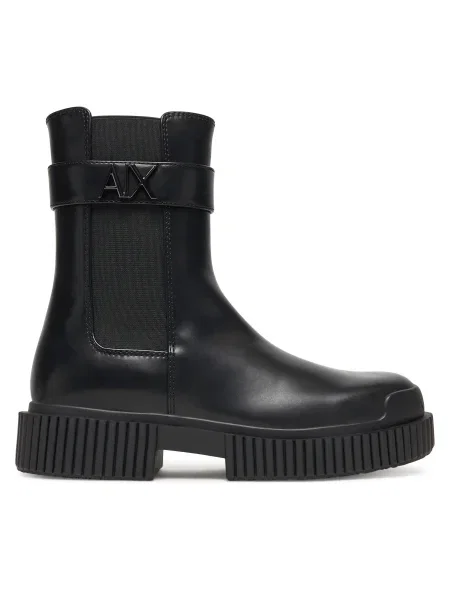 Botine Armani Exchange negru
