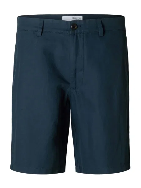 SELECTED HOMME Chino nohavice SLHMILES tmavomodrá