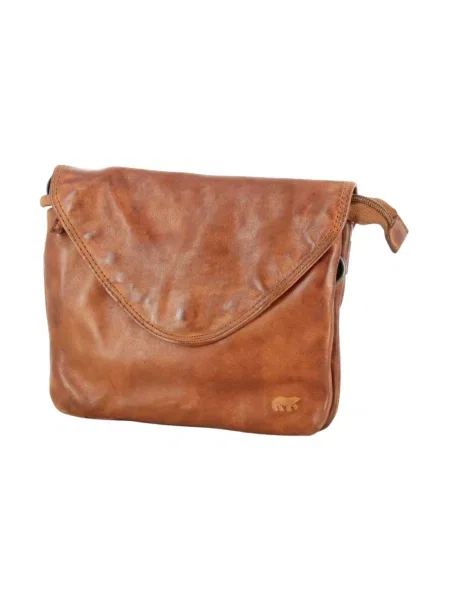 Torebka skórzana Bear Design skórzana brązowa