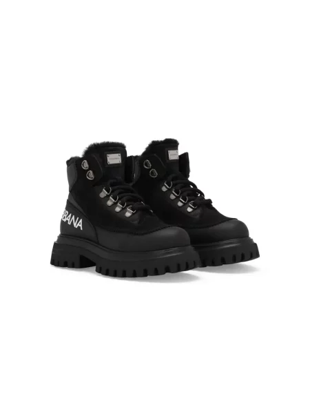 Buty do kostki dziecięce Dolce And Gabbana czarne