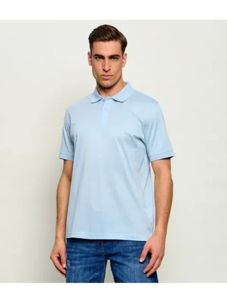 Tricou polo Karl Lagerfeld albastru