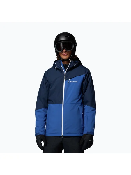 Geacă de schi pentru bărbați Columbia Iceberg Point II mountain blue/collegiate navy albastru