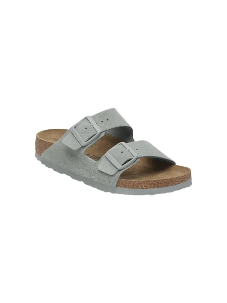 Semišové tenisky Birkenstock sivá