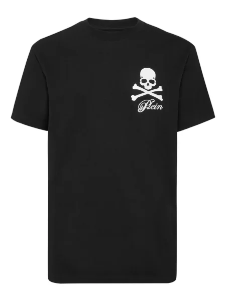 Tricou Philipp Plein cu imagine negru