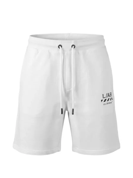Pantaloni scurți Off-white cu imagine alb