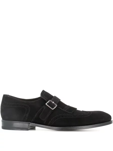 Велурен обувки монк Henderson Baracco черно