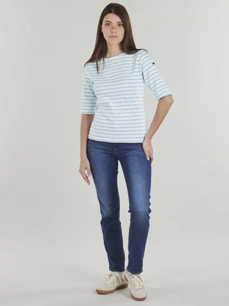 Blugi drepți Levi's® cu talie înaltă albastru