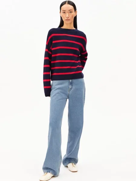 ARMEDANGELS sweter z dzianiny Merinaa Kobiety w S niebieski