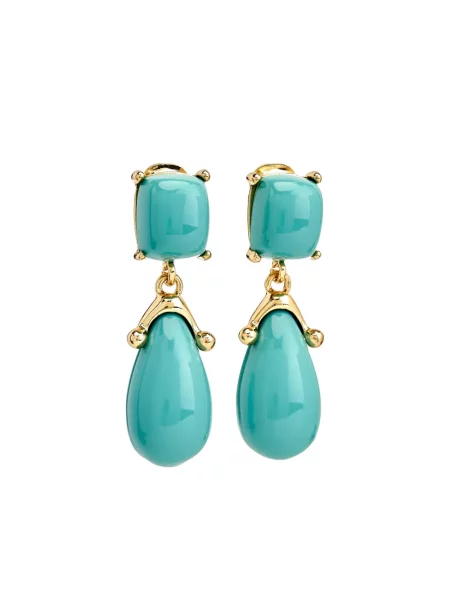 Обеци Kenneth Jay Lane синьо