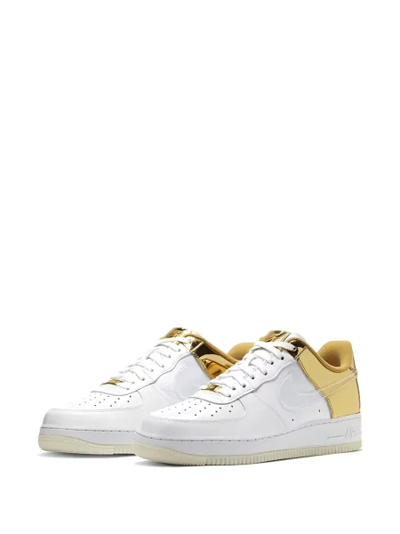Sneakerși Nike Air Force 1 cu șireturi din dantelă alb