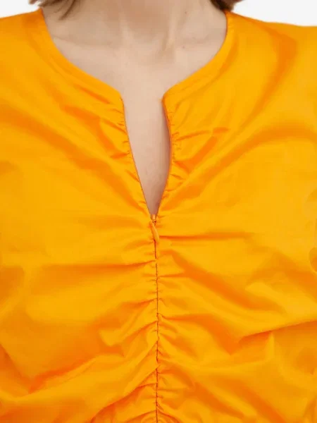 Rochie maxi Gestuz lungă de costum portocaliu