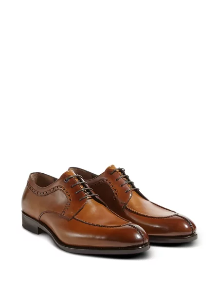 Brogues Ferragamo din piele maro