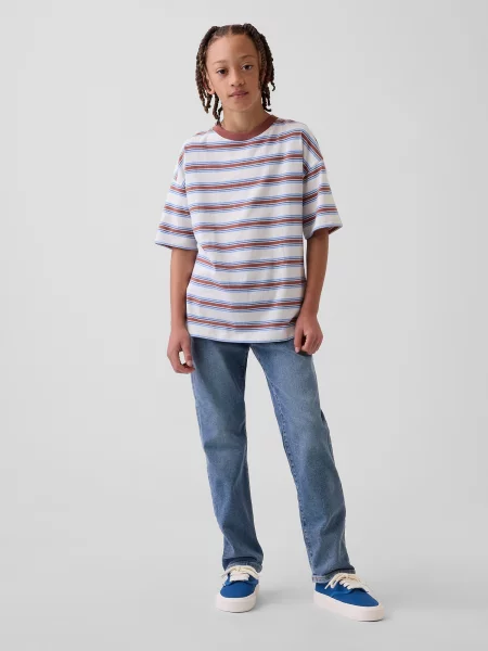 Pantaloni copii Gap albastru