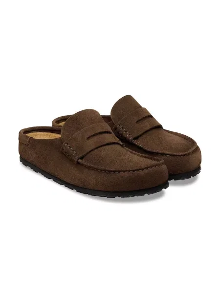 Замшевые шлепанцы Birkenstock