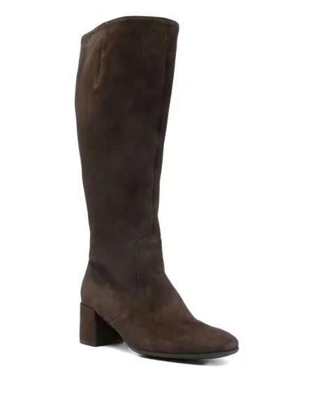 Botine Gabor din piele de căprioară maro