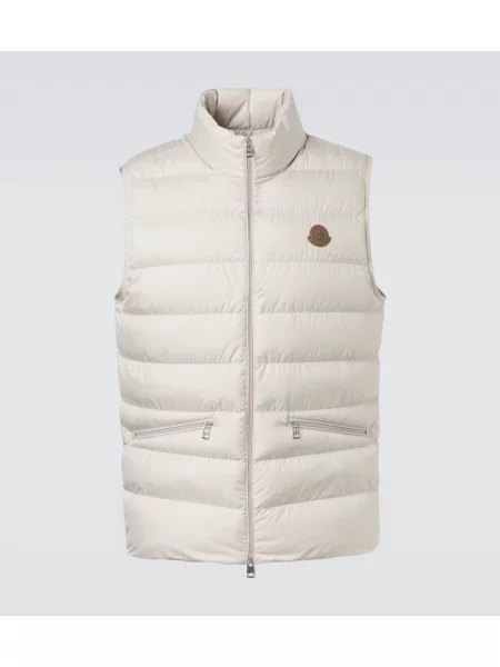Puh brezrokavnik Moncler bela