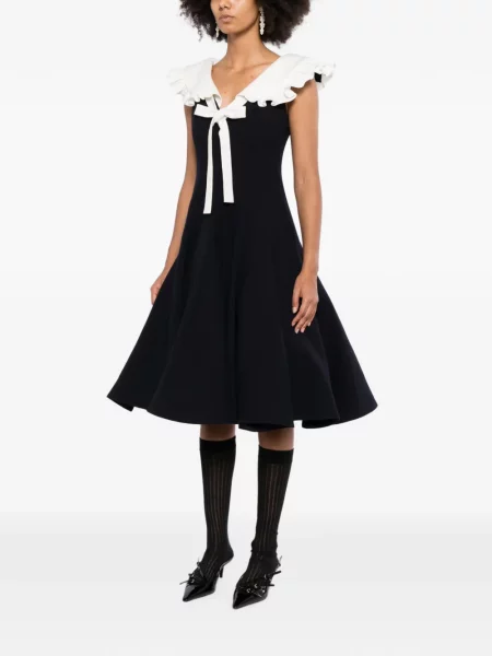 Gulerat rochie Shushu/tong cu funde negru