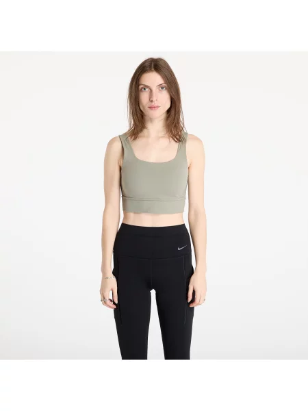 Утепленный длинная линия бюстгальтер Nike белый