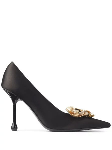 Pantofi cu toc Jimmy Choo din piele negru