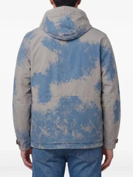 Geacă Stone Island cu glugă cu strasuri
