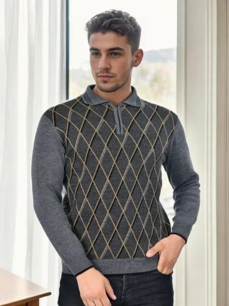 Pulover Dewberry gri