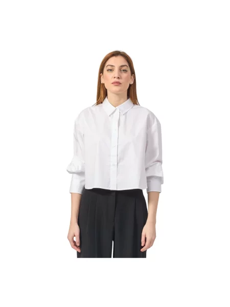 Armani Exchange koszula relaxed z kołnierzykiem klasycznym biały