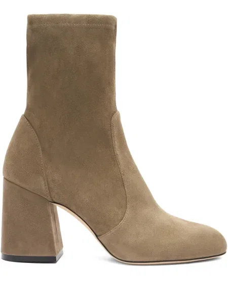 Cizme scurte Stuart Weitzman din piele de căprioară