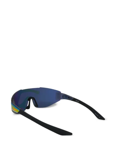 Bikerské tričko Nike s potiskem bez rukávů modré