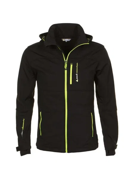 Geacă Peak Mountain softshell negru