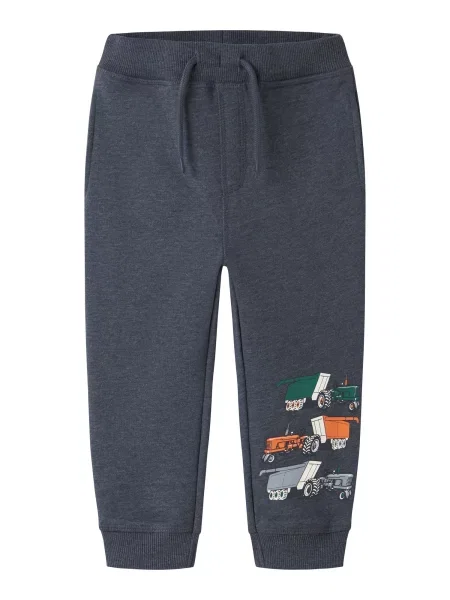 NAME IT Pantaloni NMMVIMO albastru fumuriu / piatră / verde / portocaliu gri