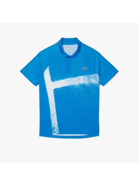 Lacoste Koszulka Polo Tennis X Novak Djokovic On Court niebieski