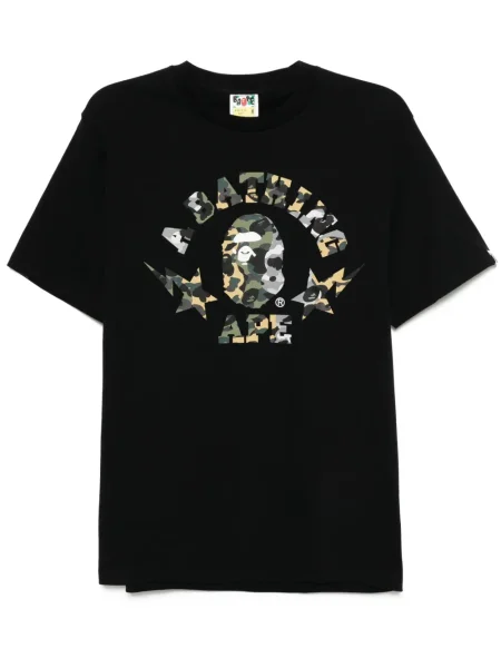 Tricou A Bathing Ape® cu imagine negru