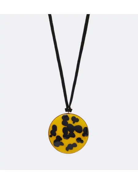Pandantiv Dries Van Noten galben