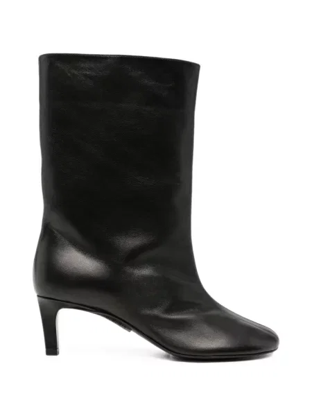 Botine Plan C din piele negru