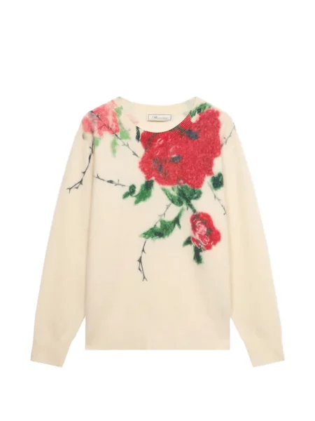 Pulover Blumarine cu model floral cu imagine