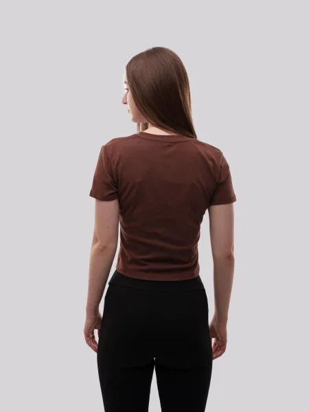 Футболка STREAM темно-коричневий віскоза/поліестер коричнева