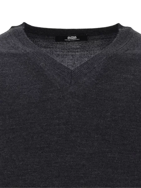 Sweter Alpha Studio szary