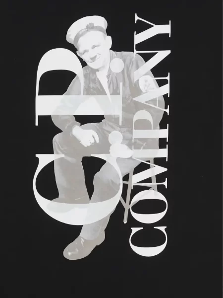 Tricou C.p. Company cu imagine negru