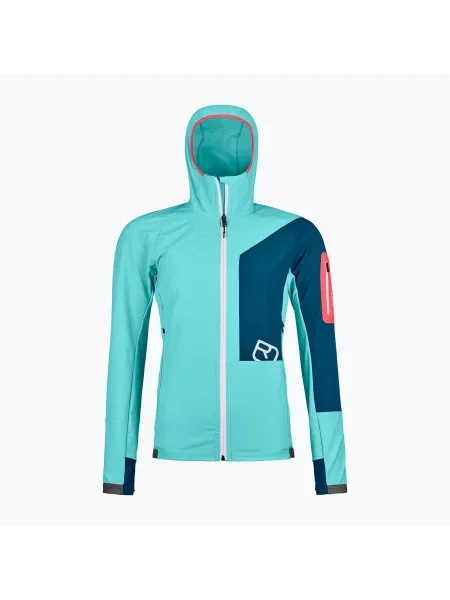 Olcsóbban. Női softshell dzseki Ortovox Berrino kapucnis Méret: S kék
