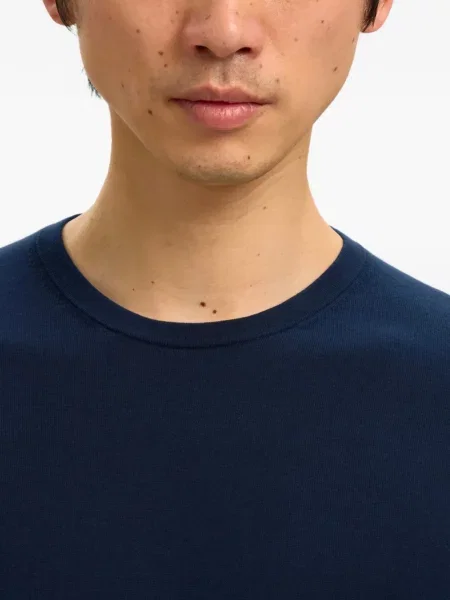 Tricou Selected tricotate albastru