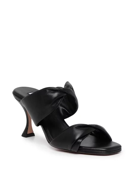 Sandale Aquazzura cu vârf deschis negru