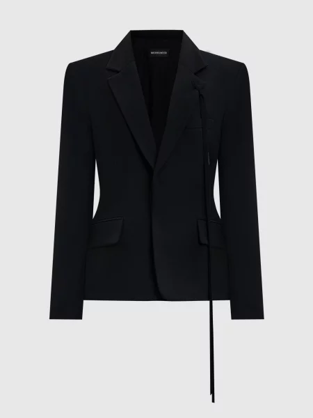 Жакет Jomar з вовною зі шнурівкою Ann Demeulemeester чорний