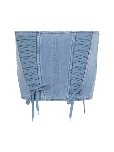 Top Elisabetta Franchi niebieski