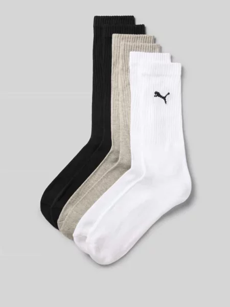 Skarpety z mieszanka bawełny w zestaw 6 par Puma białe