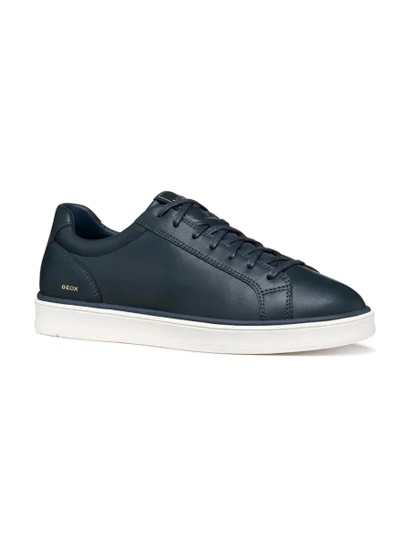 Sneakerși Geox din piele albastru