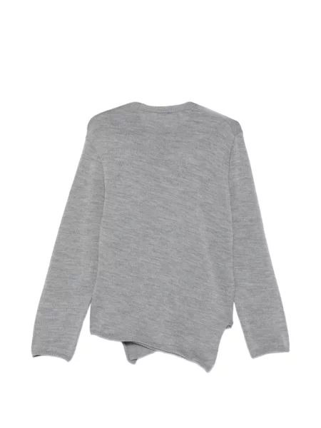 Pulover Comme Des Garçons Shirt asimetric gri